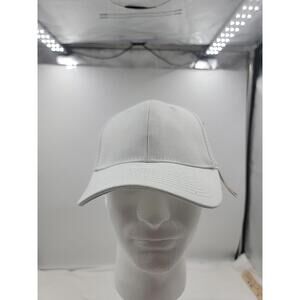 Easton Hockey Hat Baseball Cap Youth One Size White Plain DIY designs Customize